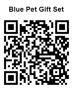 Blue Pet Gift QR Code